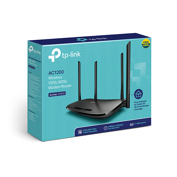 مودم روتر VDSL/ADSL بی‌سیم تی پی لینک مدل Archer VR300