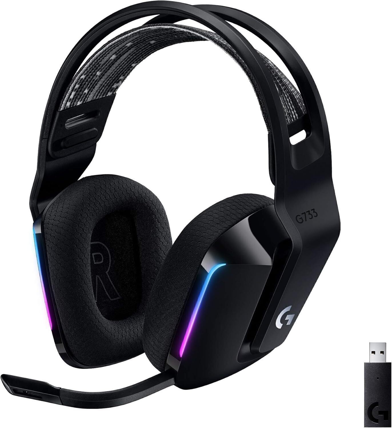 هدست بی سیم لاجیتک مدل G733 LIGHTSPEED | مشکی