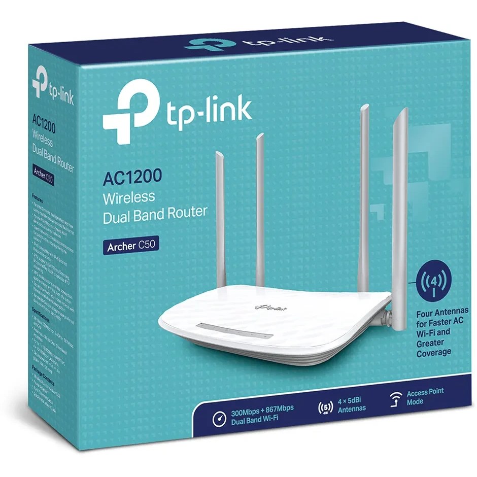 روتر وایرلس ac1200 تی پی-لینک مدل Tp-link Archer C50